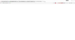 localhost화면